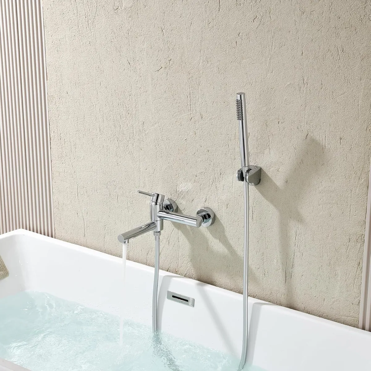 Wall Mounted Bath Shower Mixer Tap for Exposed - Image 2