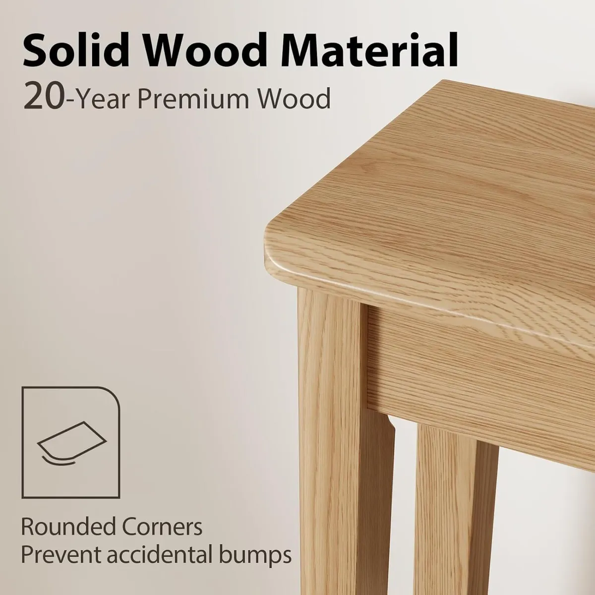 Console Table Slim with Drawers Hallway Storage - Image 3