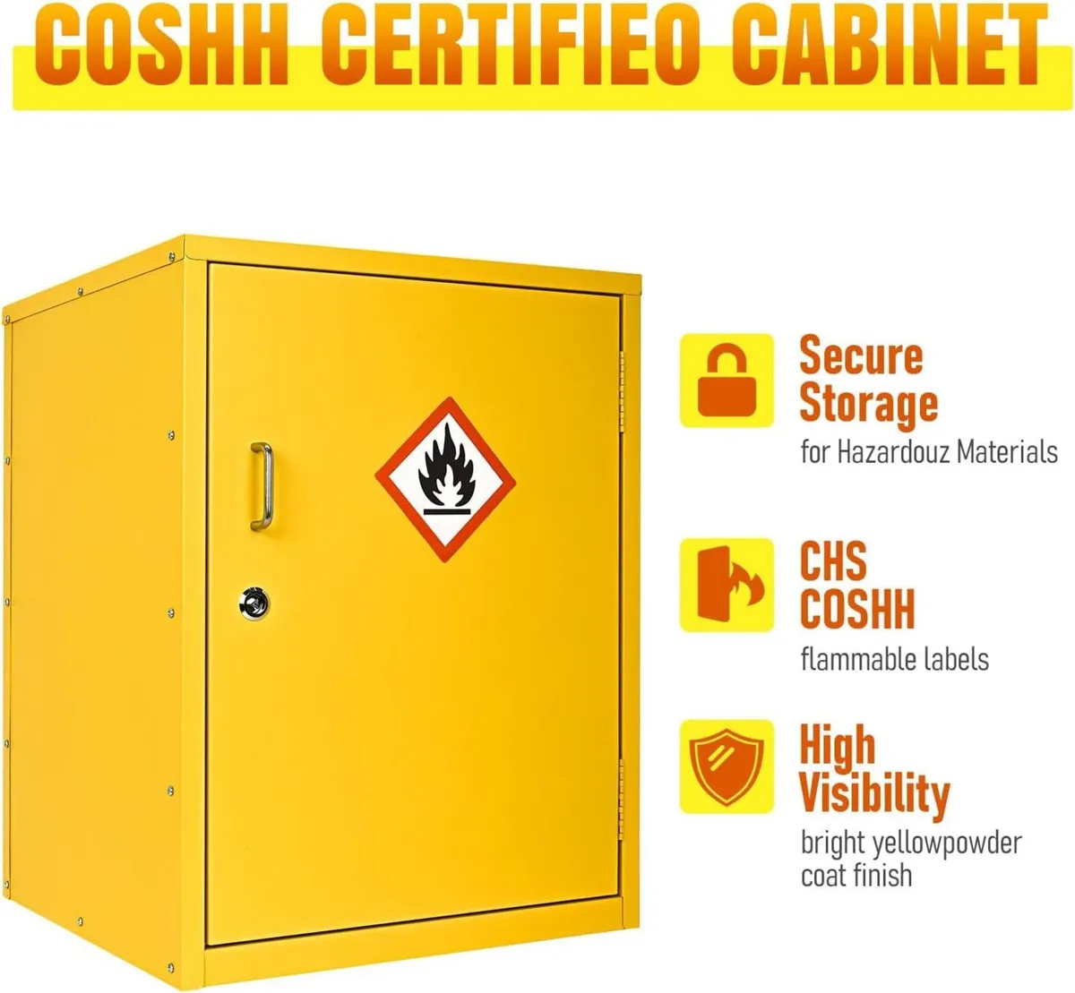 X 460 X 460MM Hazardous Substance Storage - Image 4