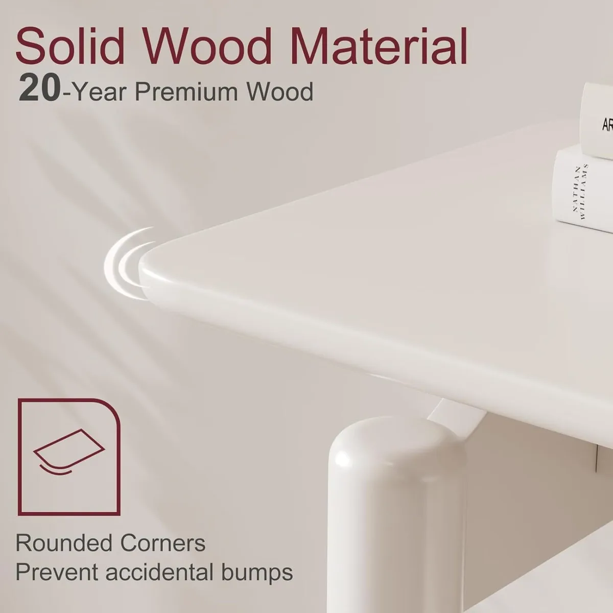 Console Table Slim for Hallway Wood Frame - Image 4