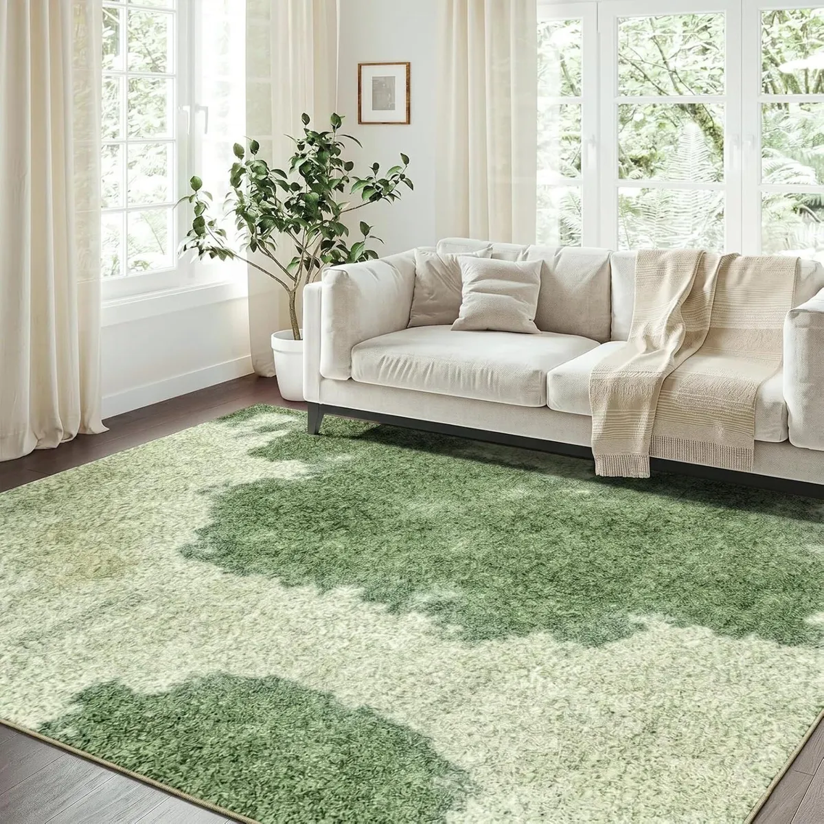 Abstract Rugs for Living Room Machine Washable - Image 2