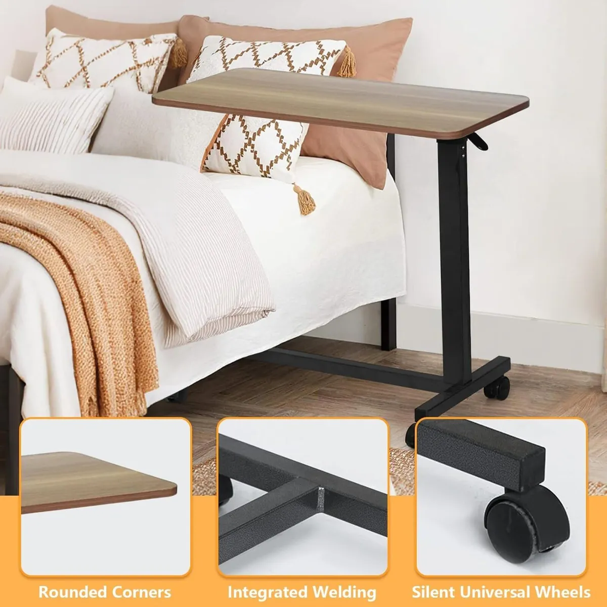 Table Adjustable Height Hospital Bed - Image 3