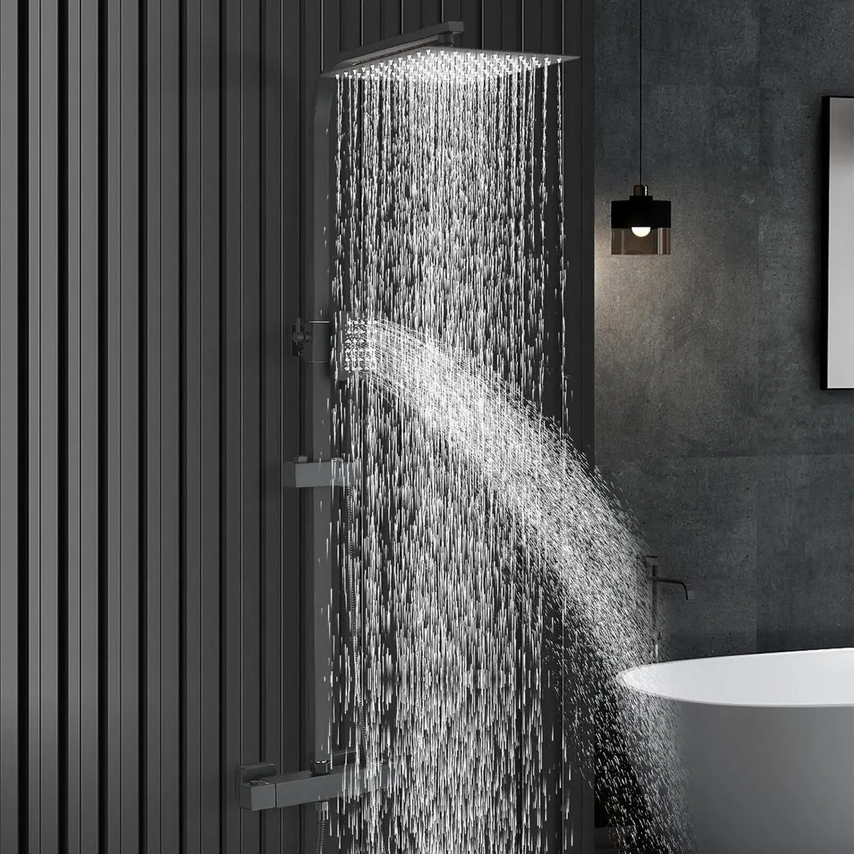 Bathroom Thermostatic Shower Mixer Set and - Image 3