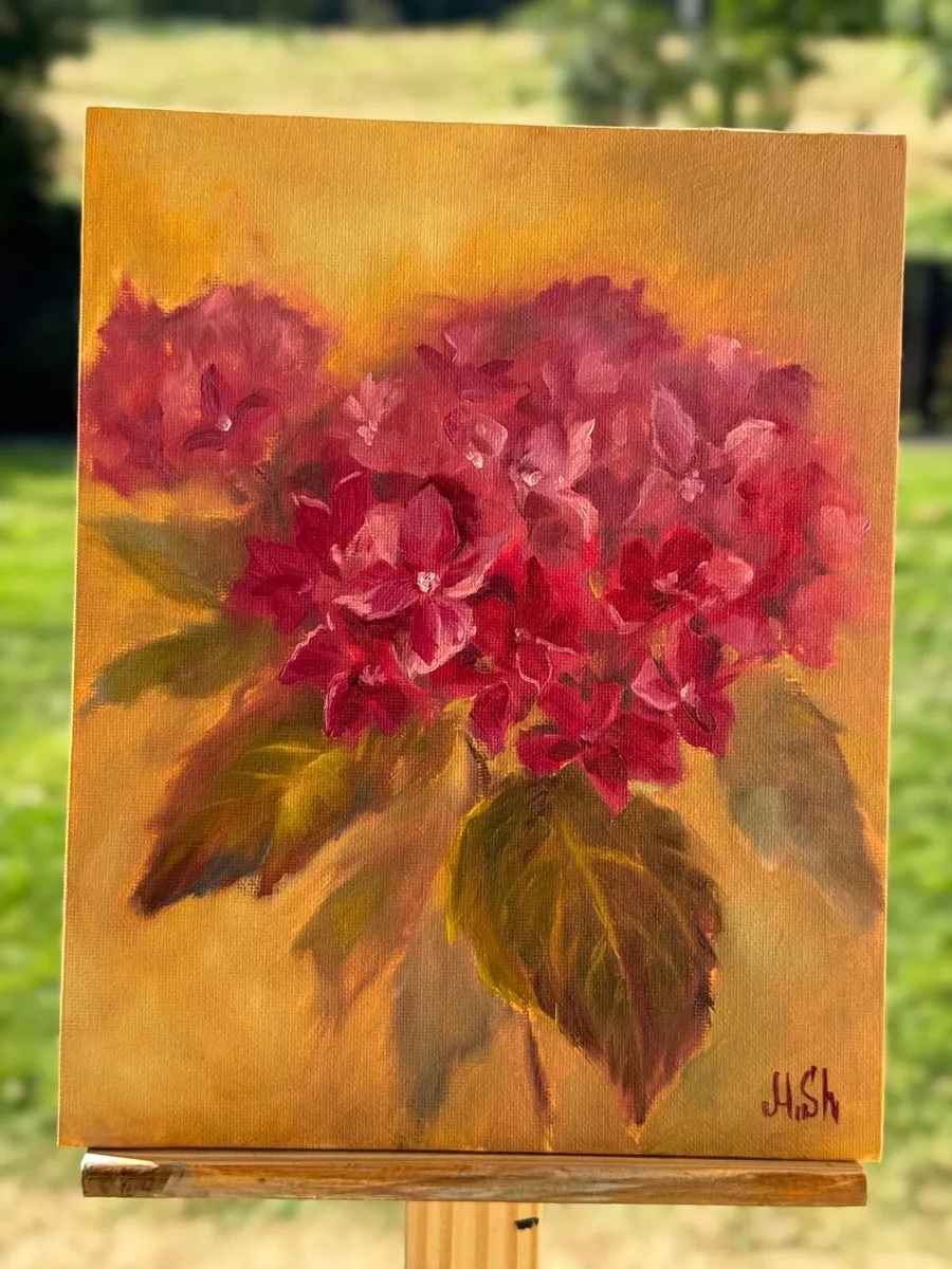 Flower oil painting - Image 3