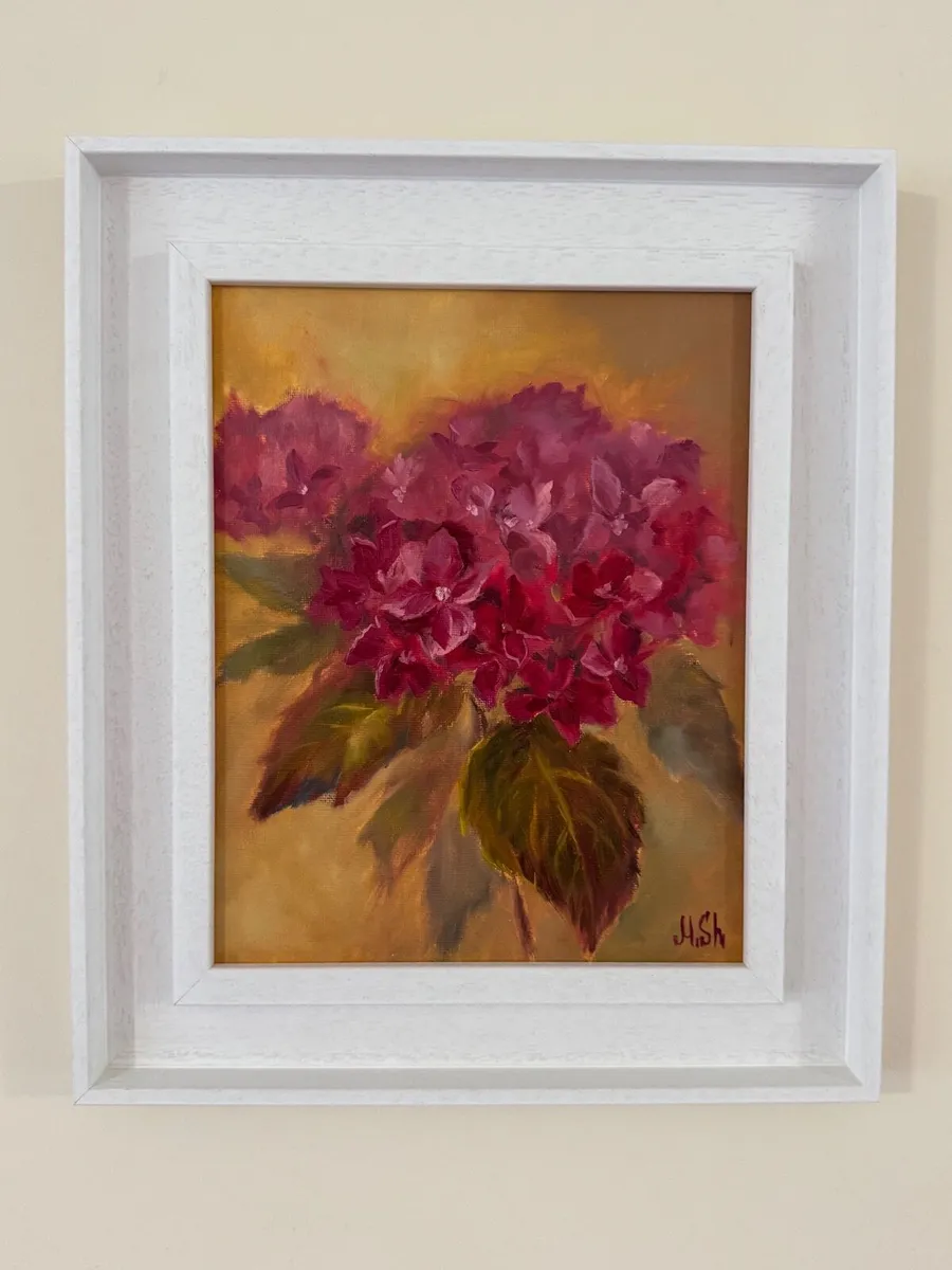 Flower oil painting - Image 1