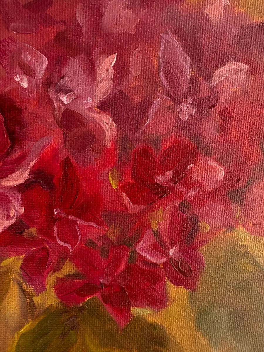 Flower oil painting - Image 4