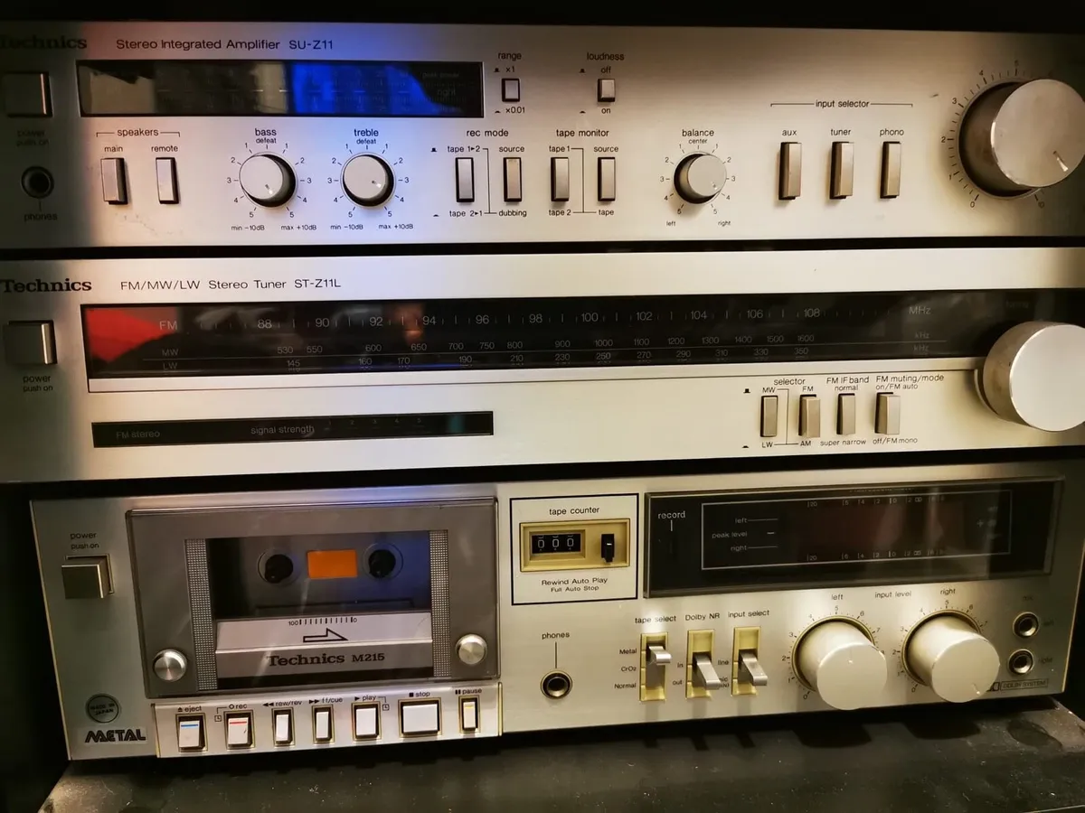 Technics Seperates in Original Technics Cabinet - Image 3