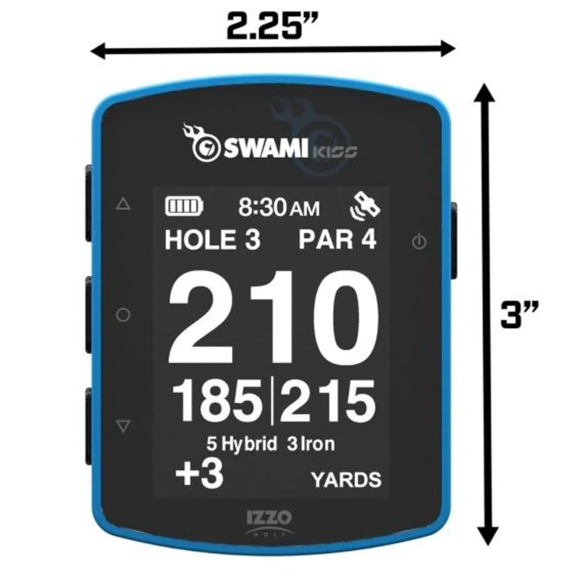 Izzo Swami Kiss 2.0 Golf GPS - Blue - Image 4