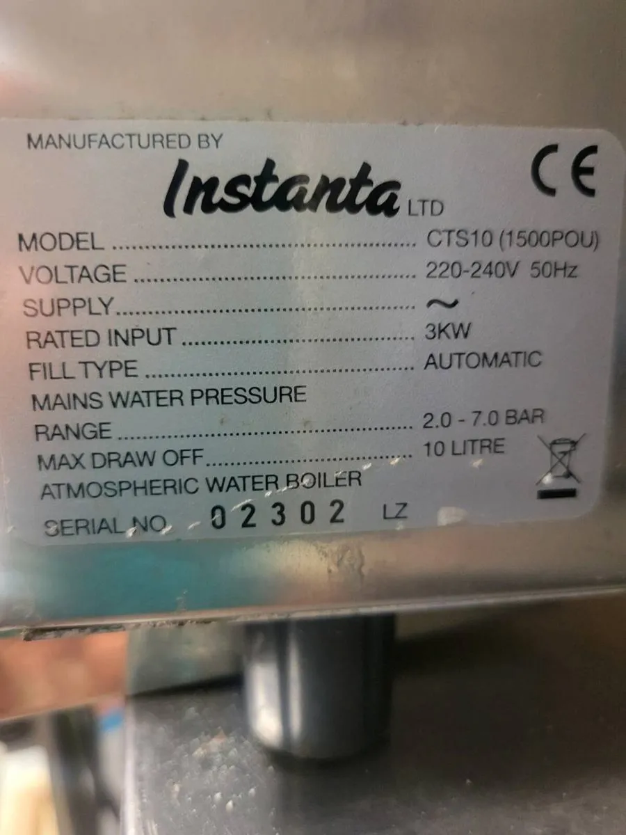 Boiler Autofill Water Boiler INSTANTA 10L - Image 3