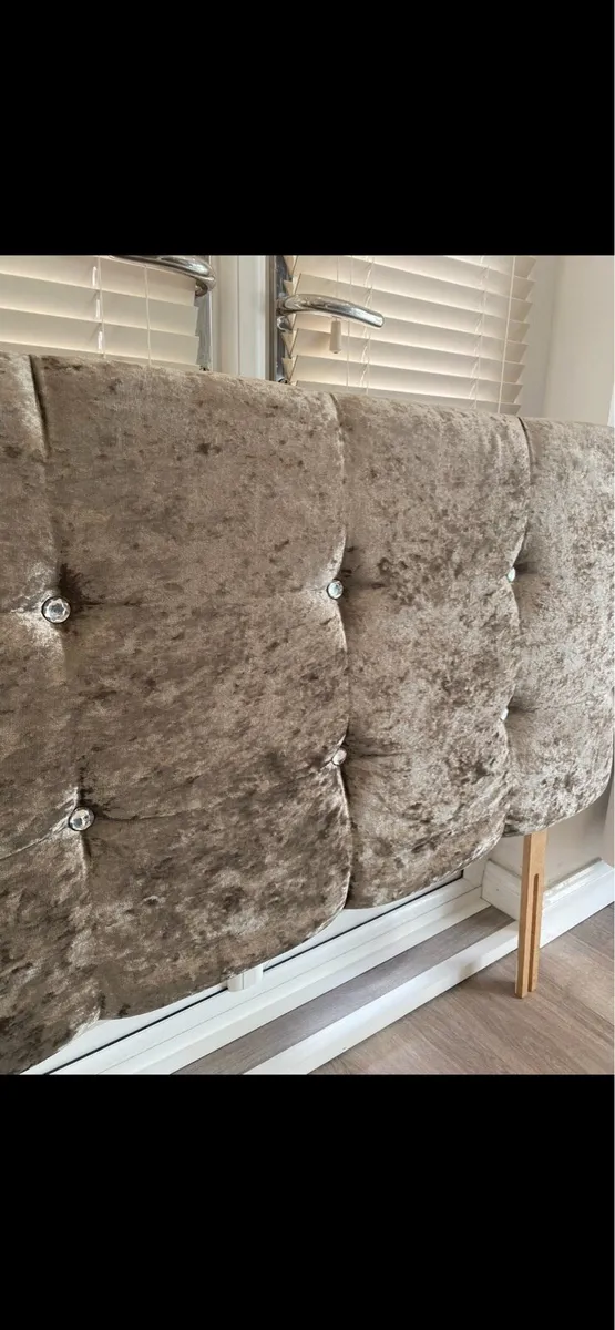 Small double headboard 4ft - Image 3