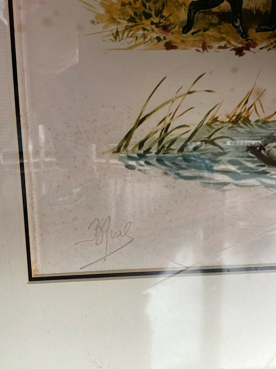 ‘Labrador Hunting Pheasant by Artist Boris Riab - Image 4