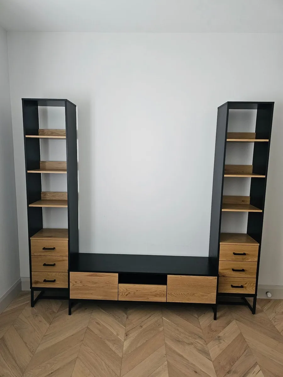 TV cabinet and bookshelf - Image 1