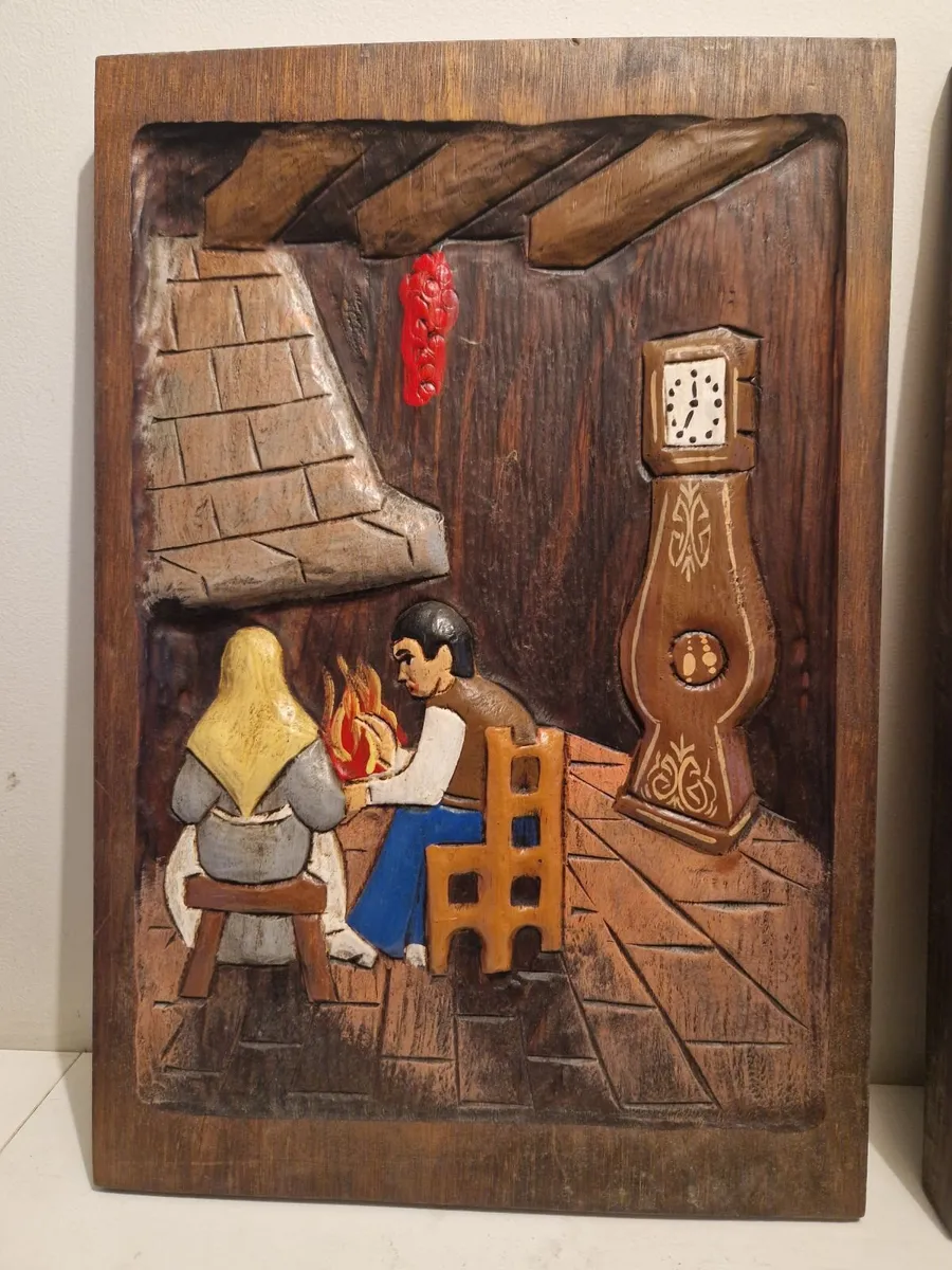 Set of woodcarved pictures - Image 3