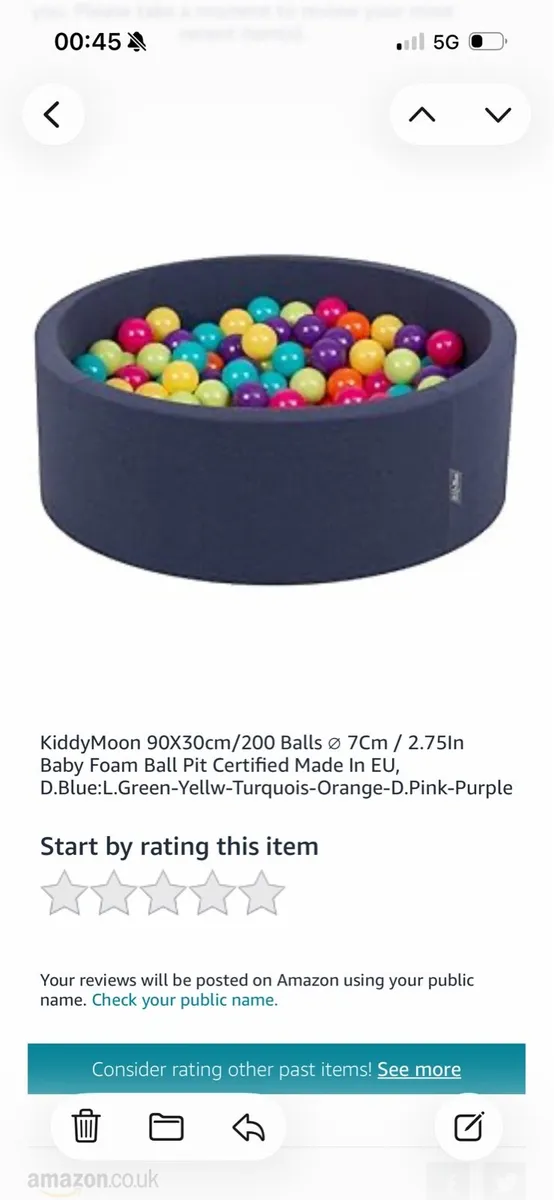 KiddyMoon Ball Pit with 200 Balls - Image 3