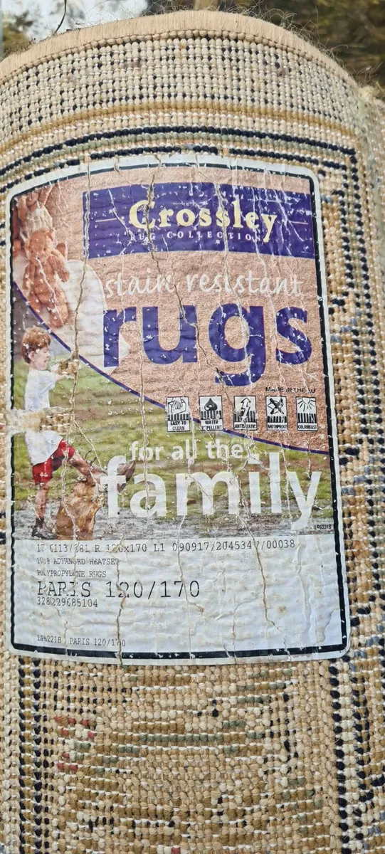 Quality Rug 120cm x 70cm Crossley Stain resistant - Image 1