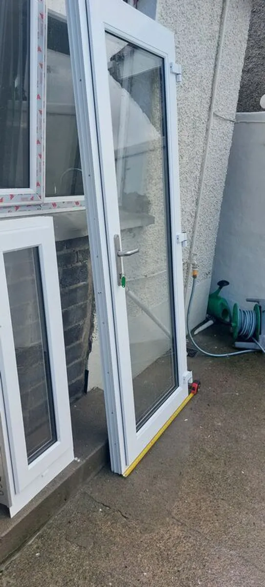 PVC WHITE door and side Window. - Image 2