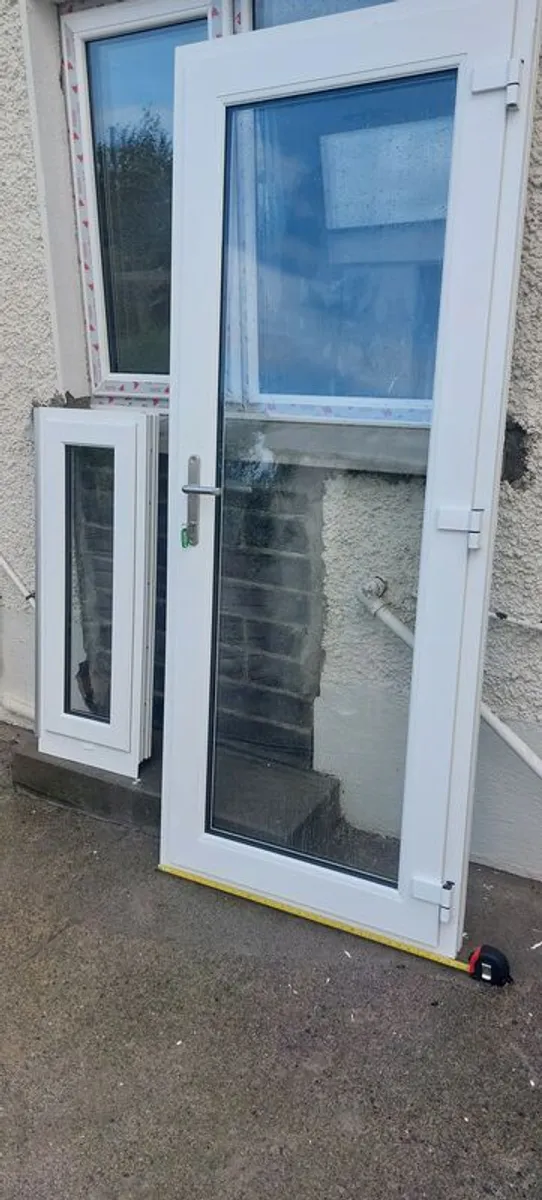 PVC WHITE door and side Window. - Image 3
