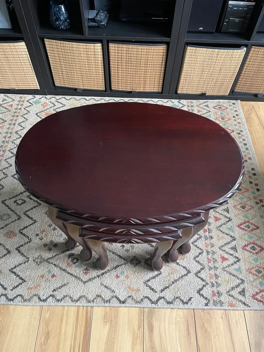 Mahogany Nest of Tables - Image 1