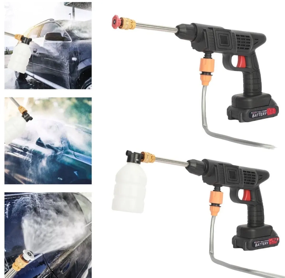 Portable Cordless Pressure Washer & 2Batteries NEW - Image 2