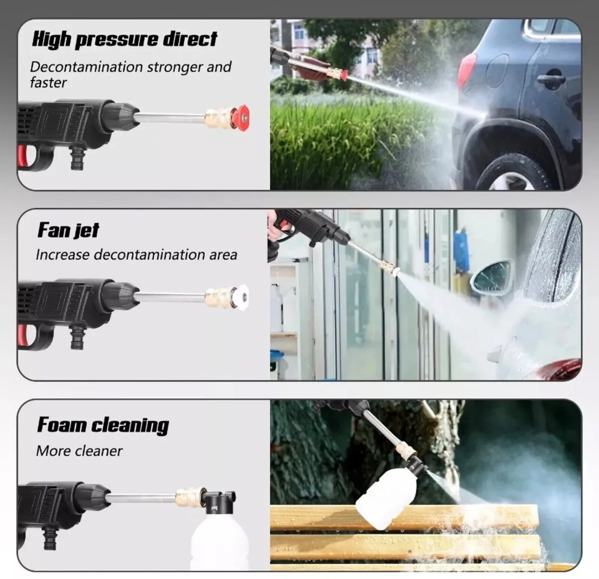 Portable Cordless Pressure Washer & 2Batteries NEW - Image 4