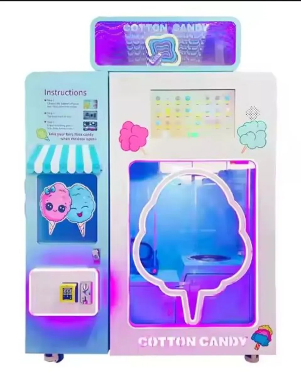 Brand New Fully Automatic 3D Cotton Candy Machine - Image 1