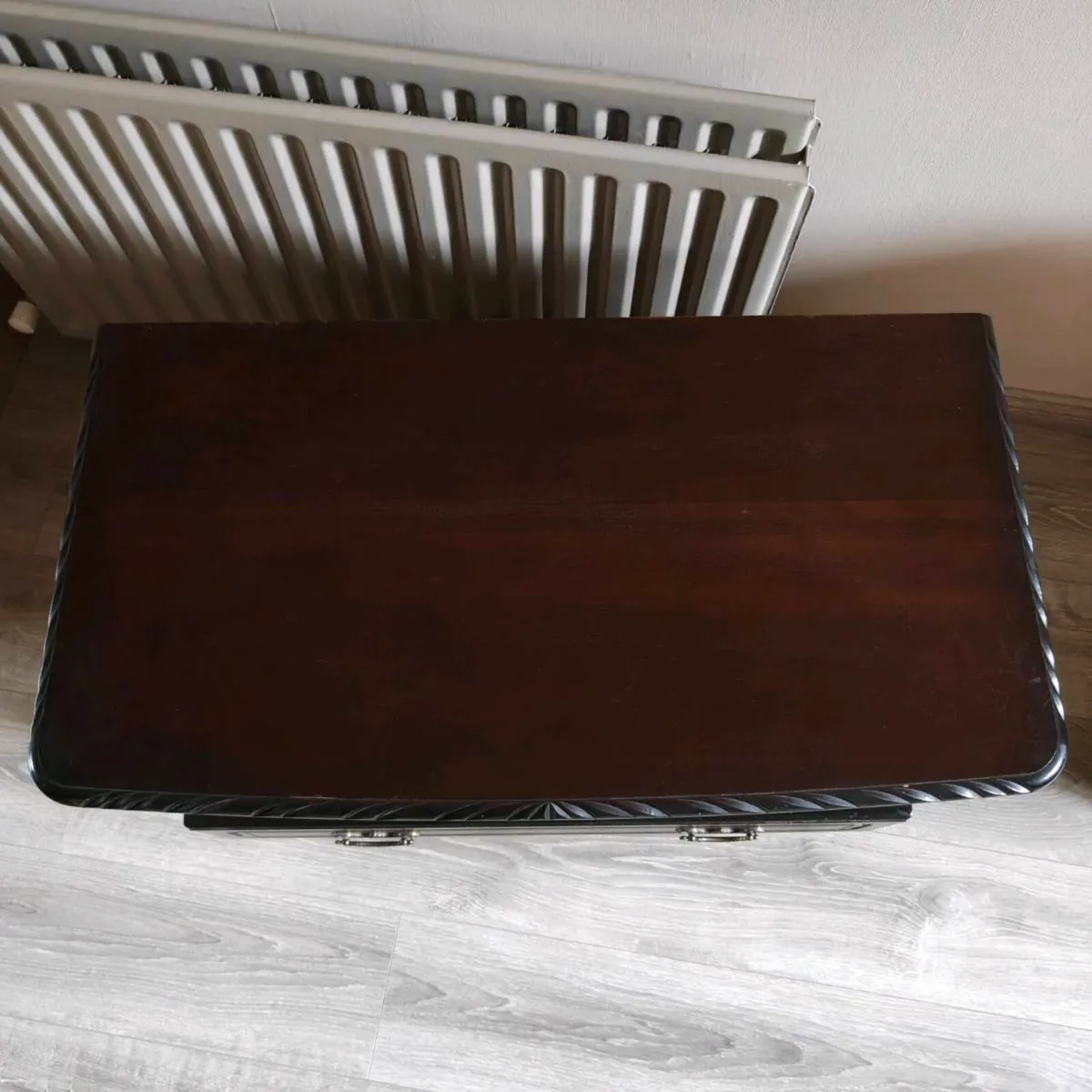 Vintage Mahogany-Style TV Stand / Media Cabinet (O - Image 3