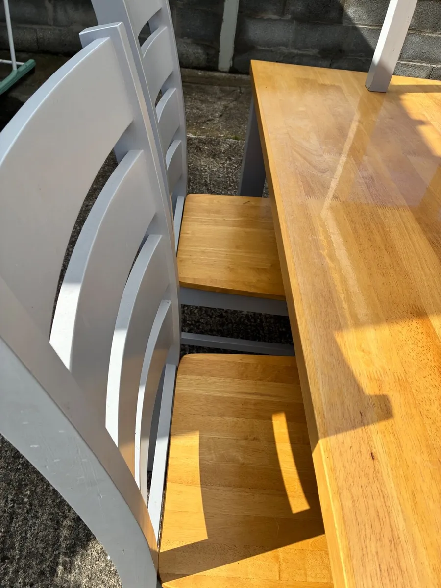 Table, Chairs with Bench - Image 3