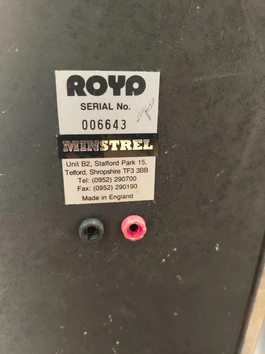 Royd Minstrel Floorstanding Hi-Fi Speakers - Image 3