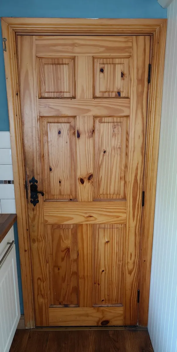 5 x Pine 6-Panel Interior Door