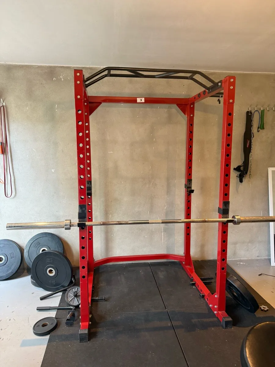 Hill Fitness Powercage with weight plates