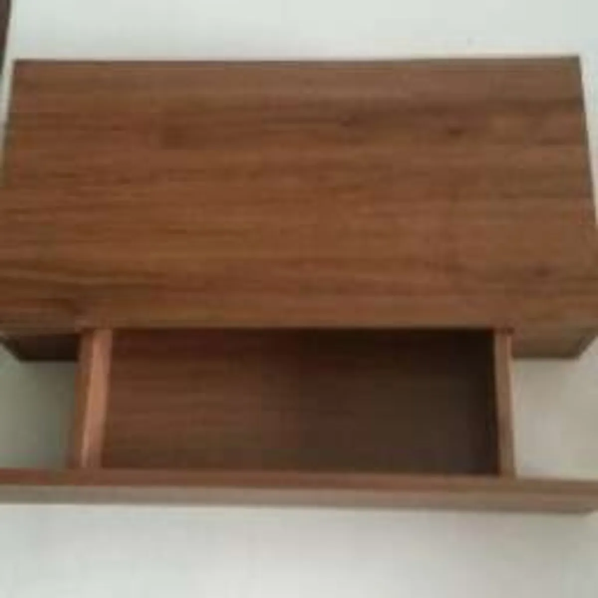 Floating shelving one with hidden drawer. 2 x 60cm - Image 1