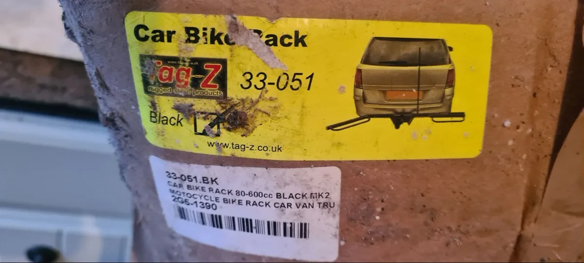 TAG-Z Car/Van mounted Motorcycle Rack, . MOST MOTO - Image 2