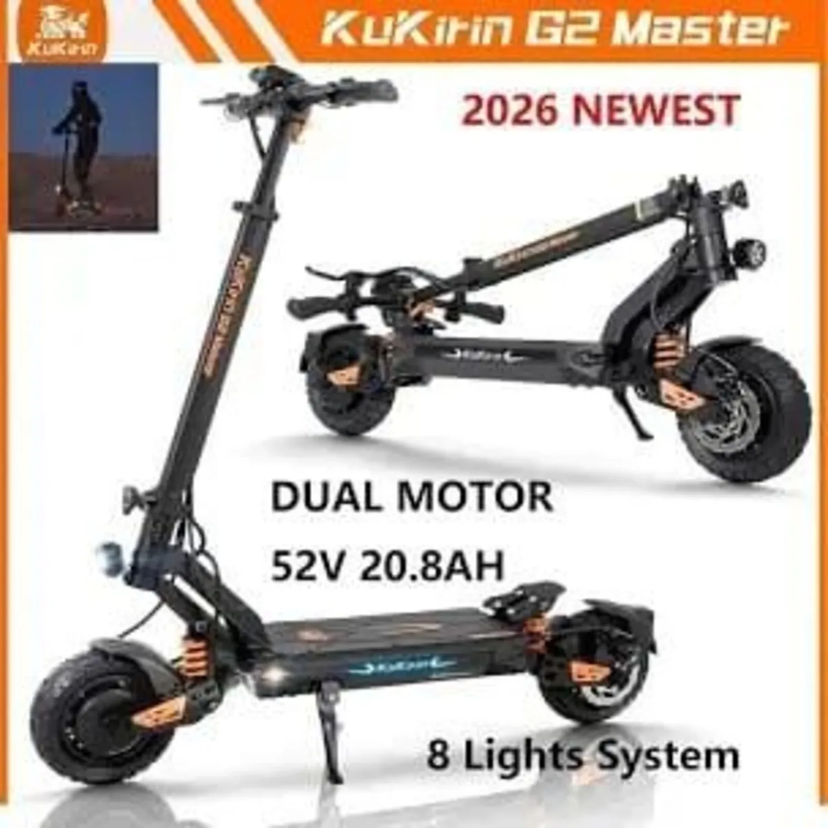 Electric Scooter KUKIRIN G2 MASTER - Image 1