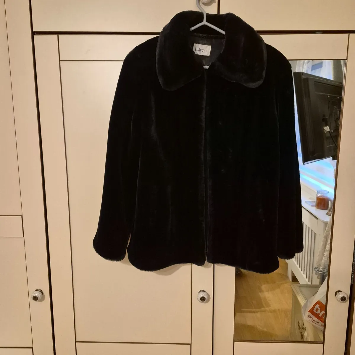Libra Faux Fur Coat - Image 1