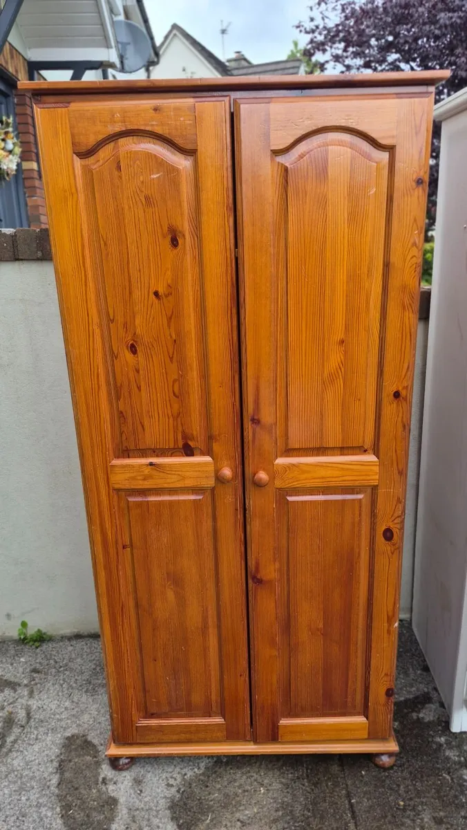Solid Pine Wardrobe for Sale - Image 1