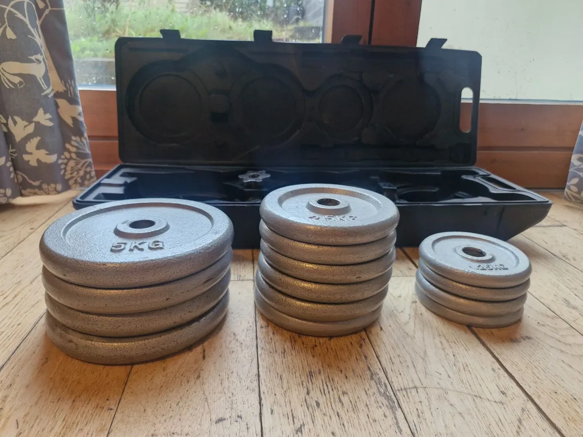Free weight set (Dumbbells - 40kgs total) - Image 2