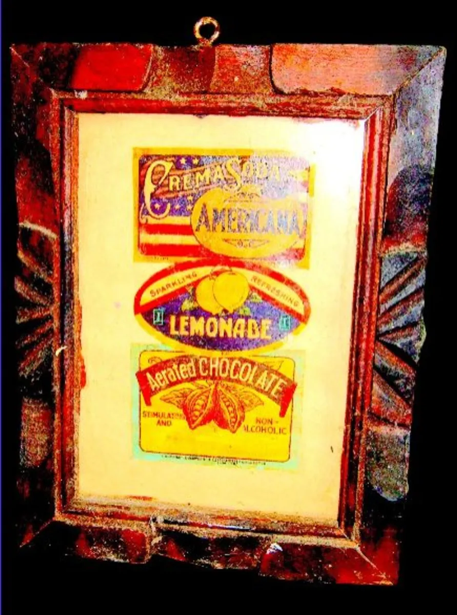 Vintage Framed Duckworth & Co Soda Labels - Image 3