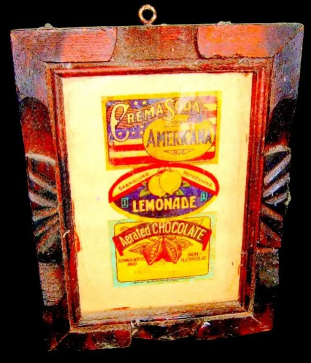 Vintage Framed Duckworth & Co Soda Labels - Image 4