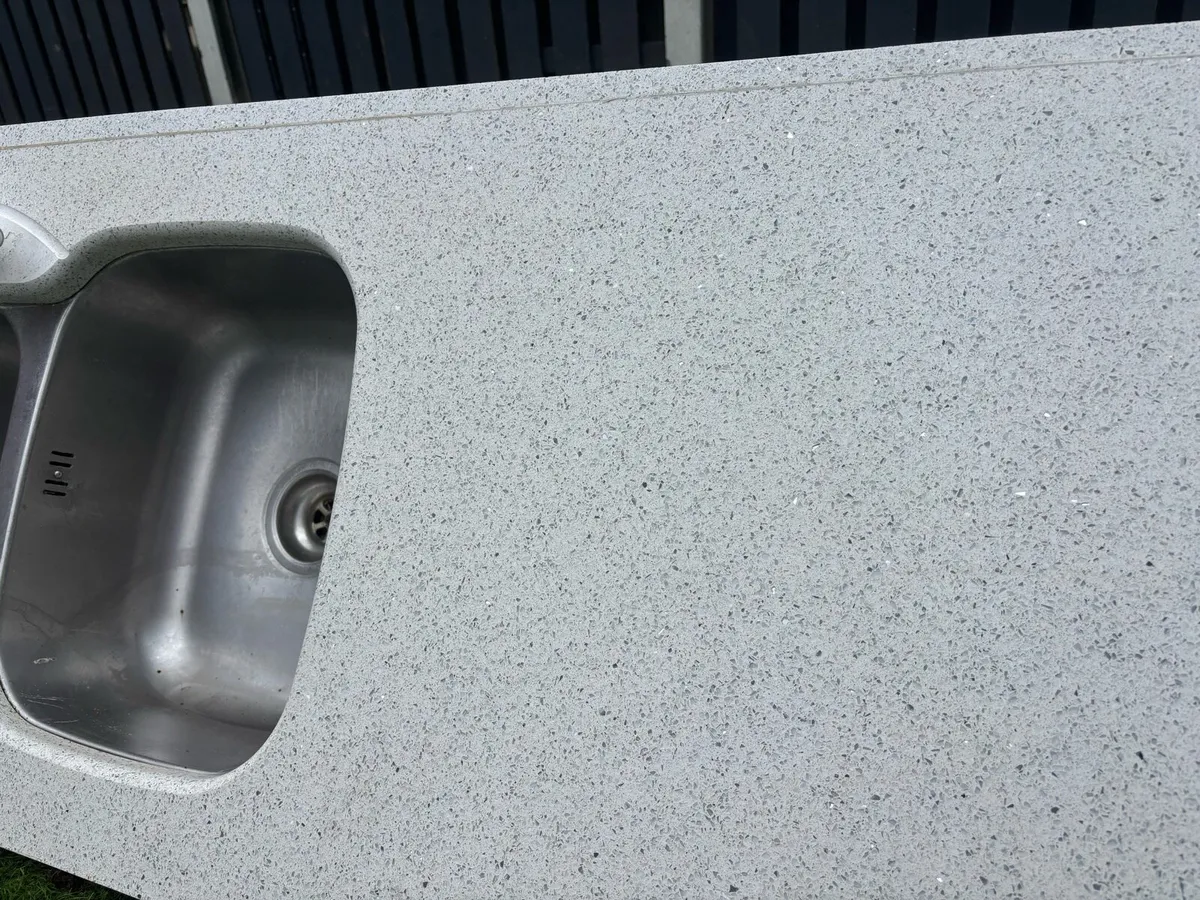 Quartz Kitchen Worktops with Sink - Image 3