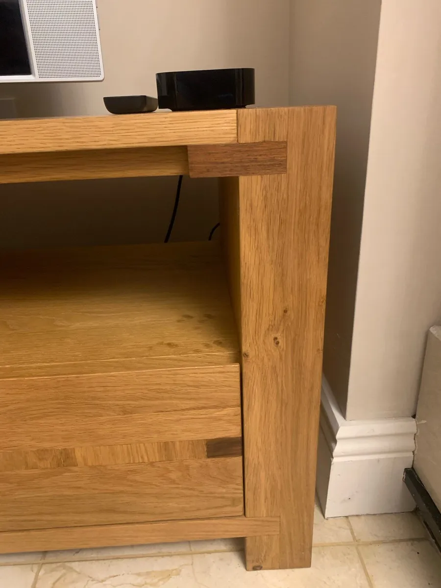 TV Unit white oak - Image 4
