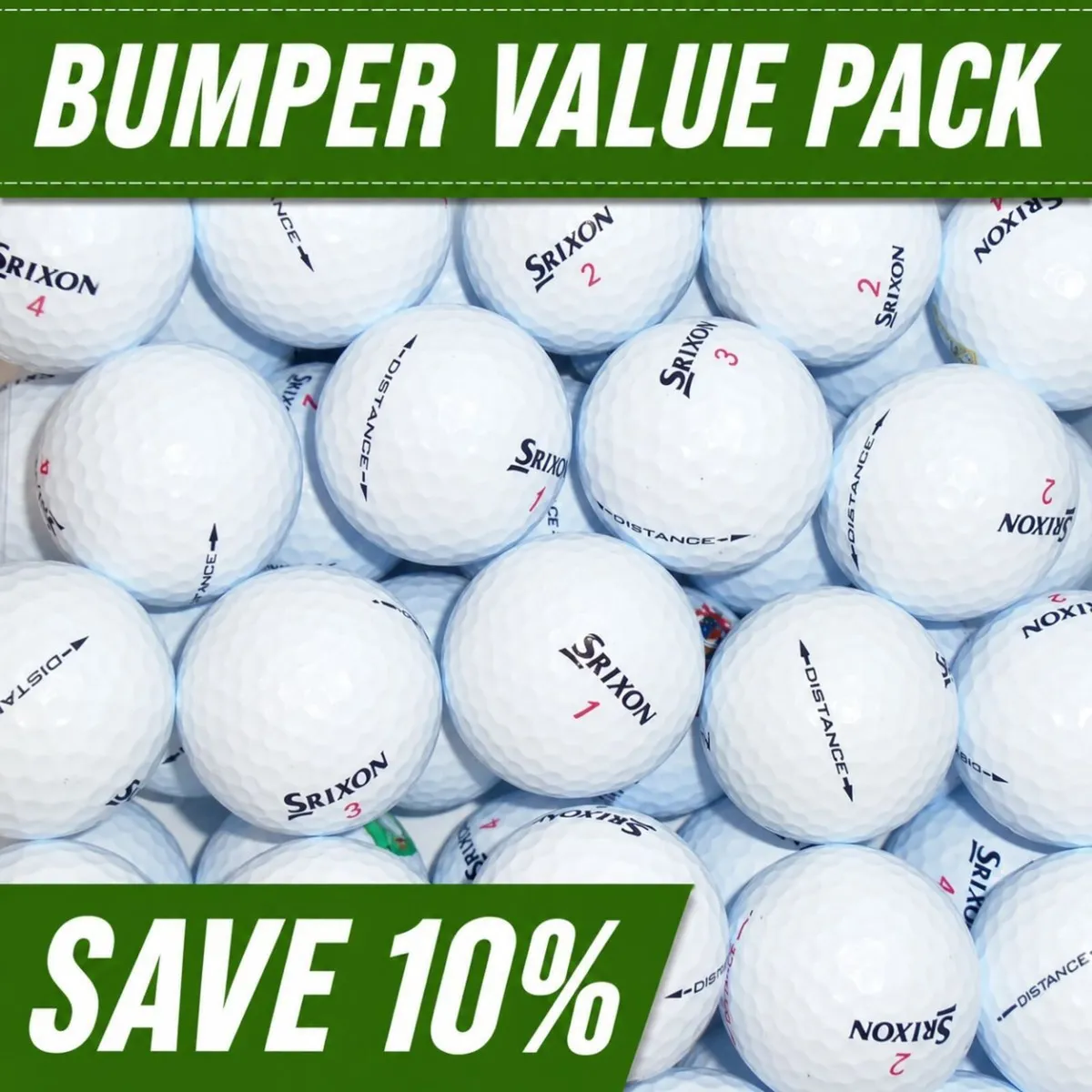 Srixon Distance Lake Golf Balls - 100 Balls - Image 1