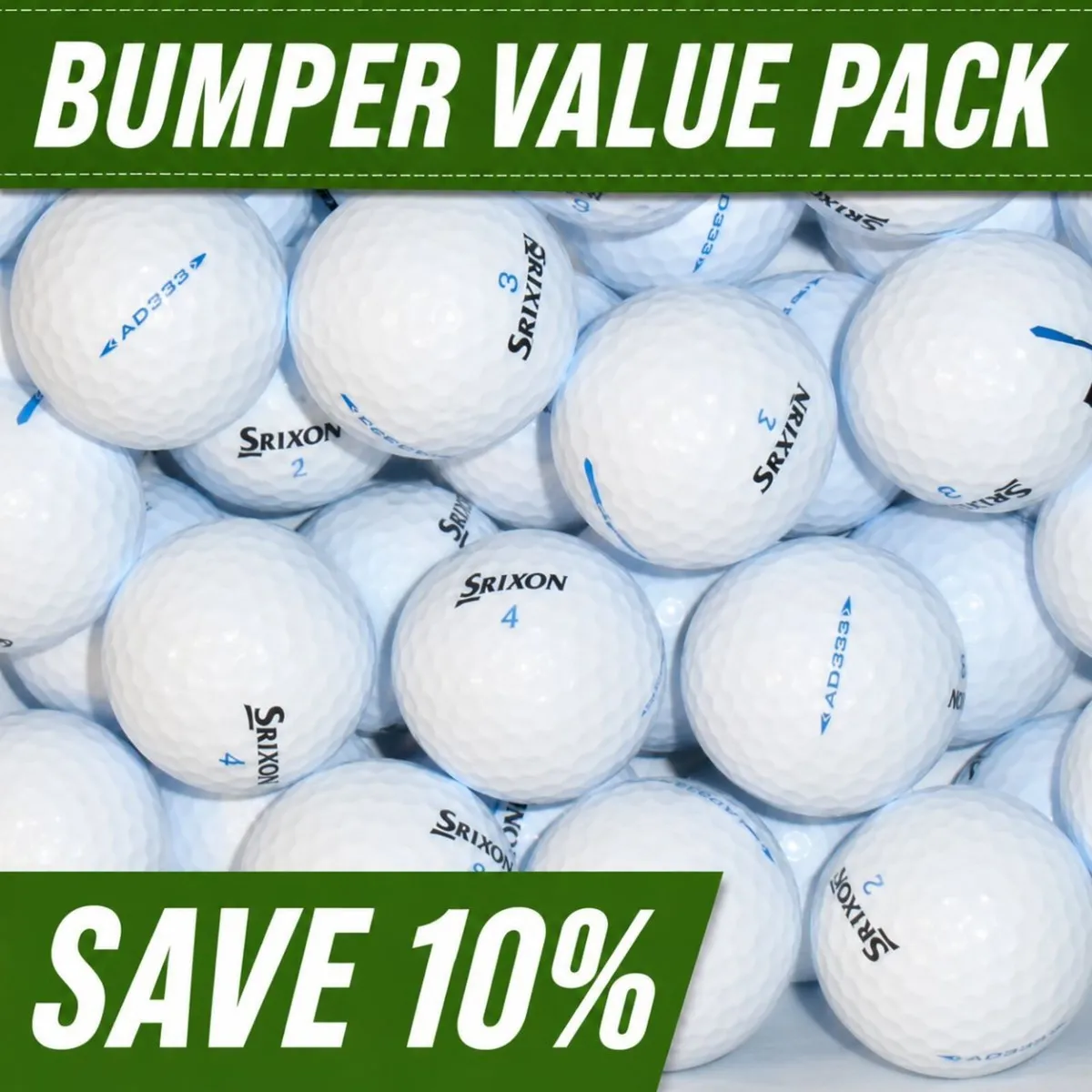 Srixon AD333 Lake Golf Balls - 80 Balls - Image 1