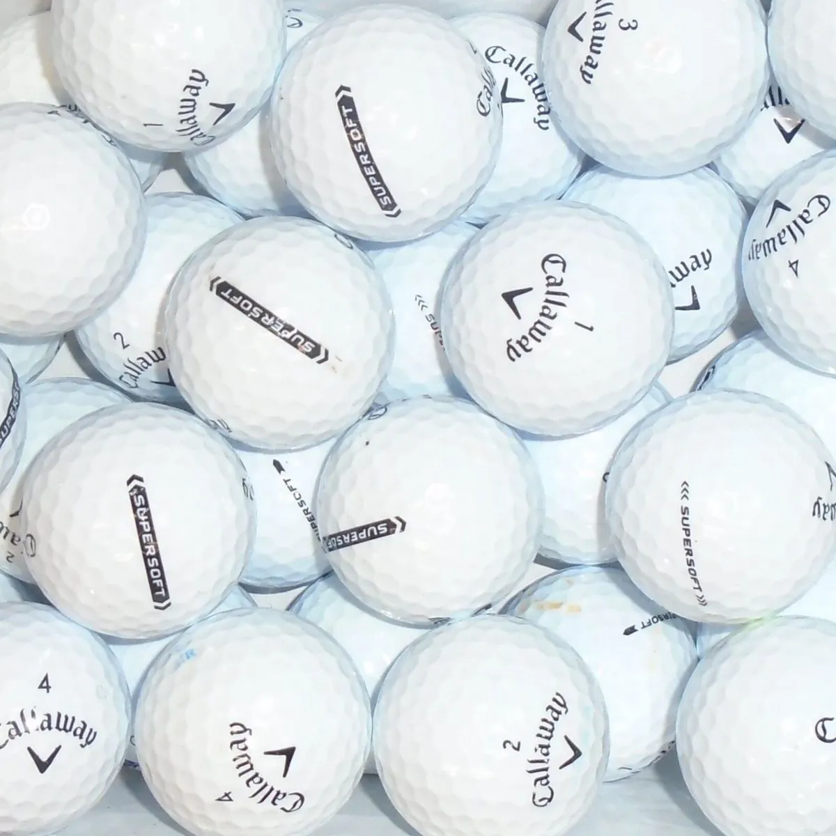 Callaway Supersoft Lake Golf Balls - 38 Balls