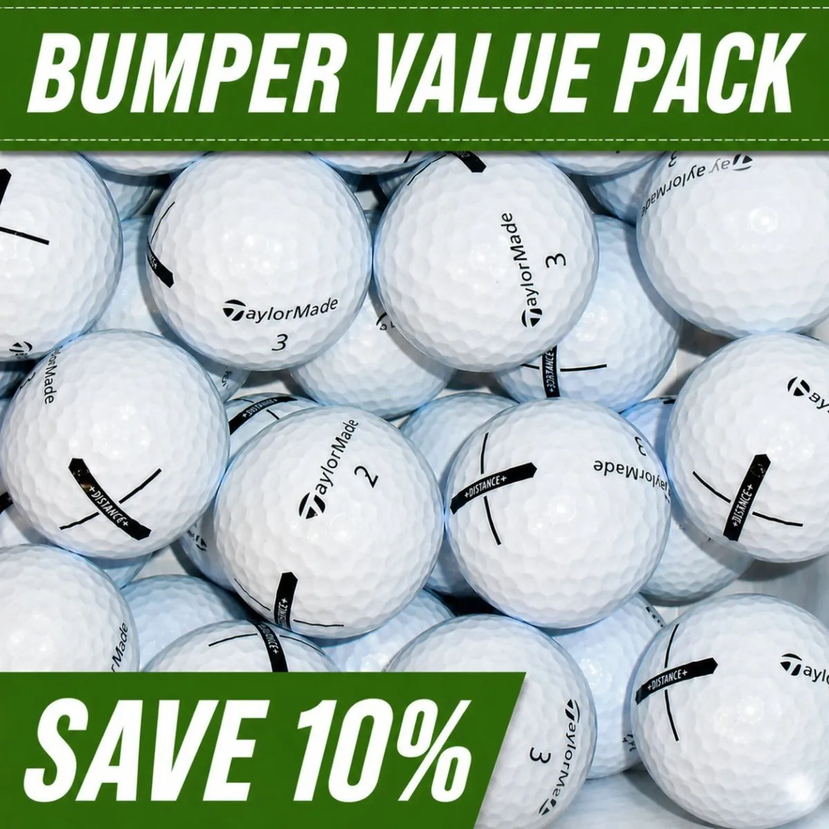Taylormade Distance Lake Golf Balls - 100 Balls - Image 1
