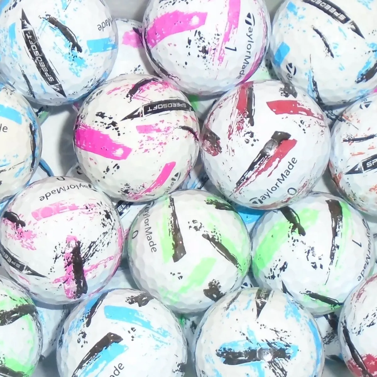 Taylormade Speed Soft Ink Mix of Lake Balls -19