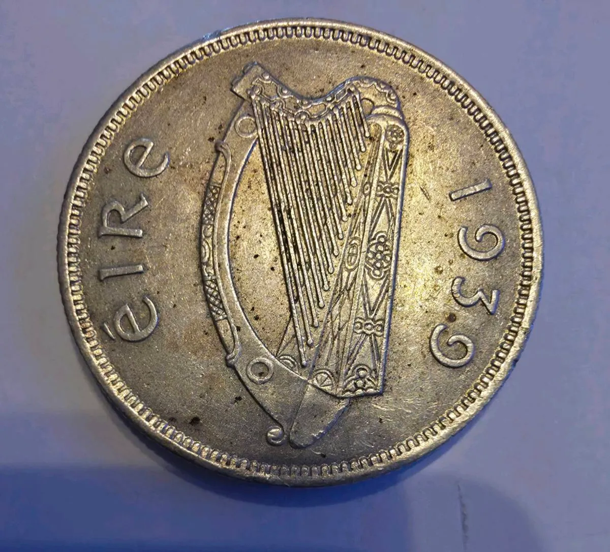 1939 irish silver florin - Image 2