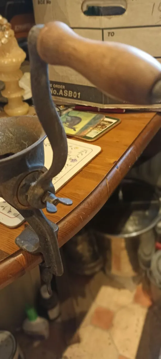 Old Hand Operated Mincer - Image 1
