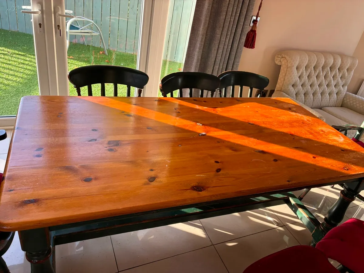 Dining Table with 8 Chairs - Image 3