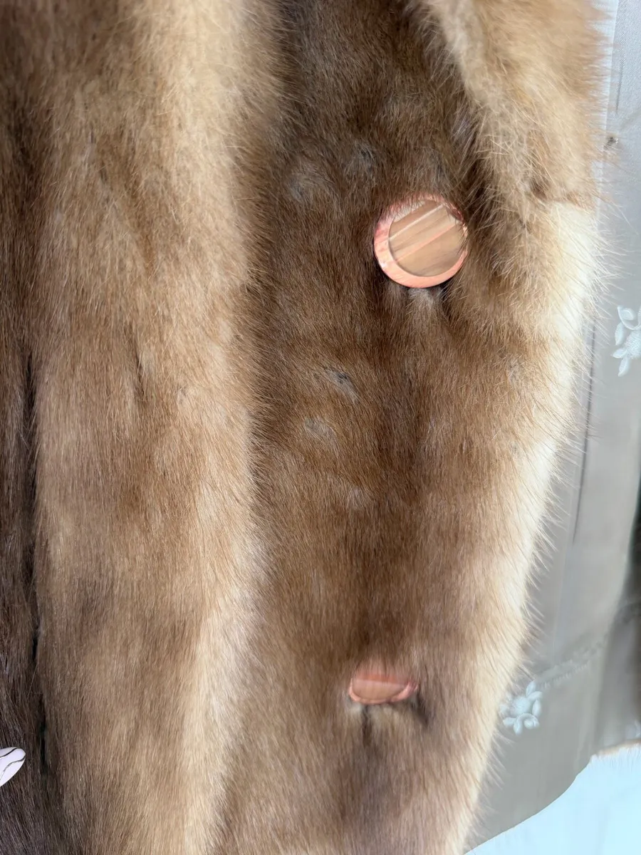 Vintage mink fur coat - Image 2