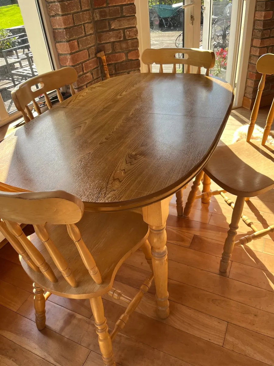 Table and 4 chairs